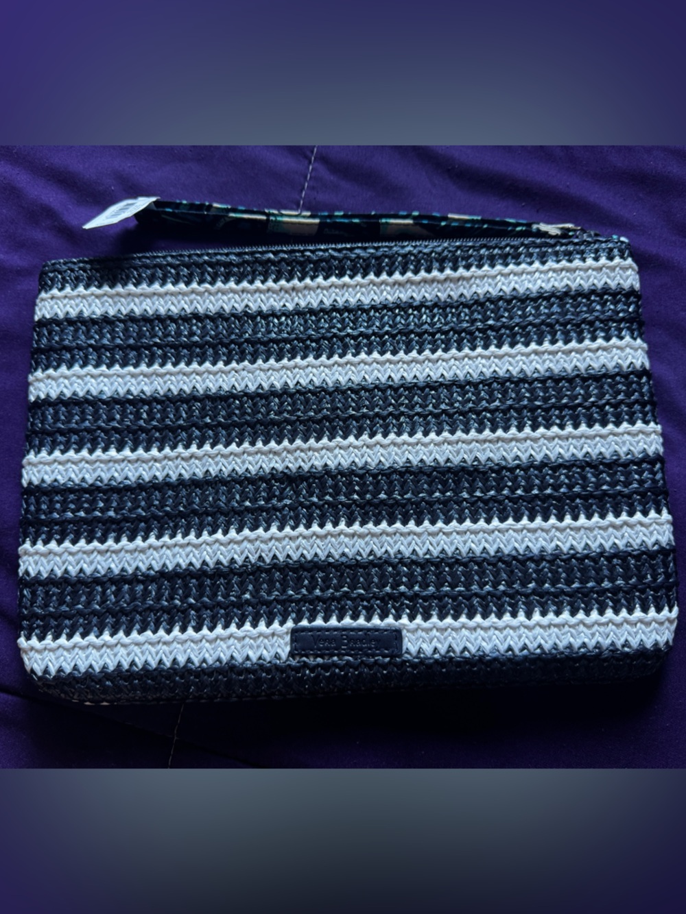 Vera Bradley Sailboat Straw Beach Wristlet Clutch NWT - Picture 2 of 12